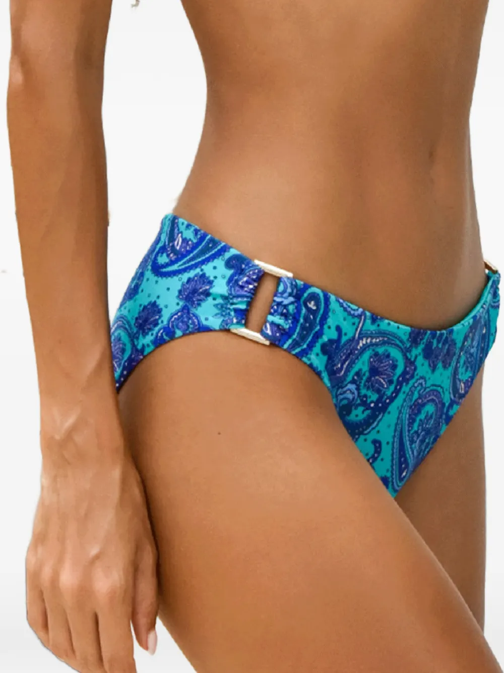 Caha Capo Dubai Bikinislip met paisley-print Blauw
