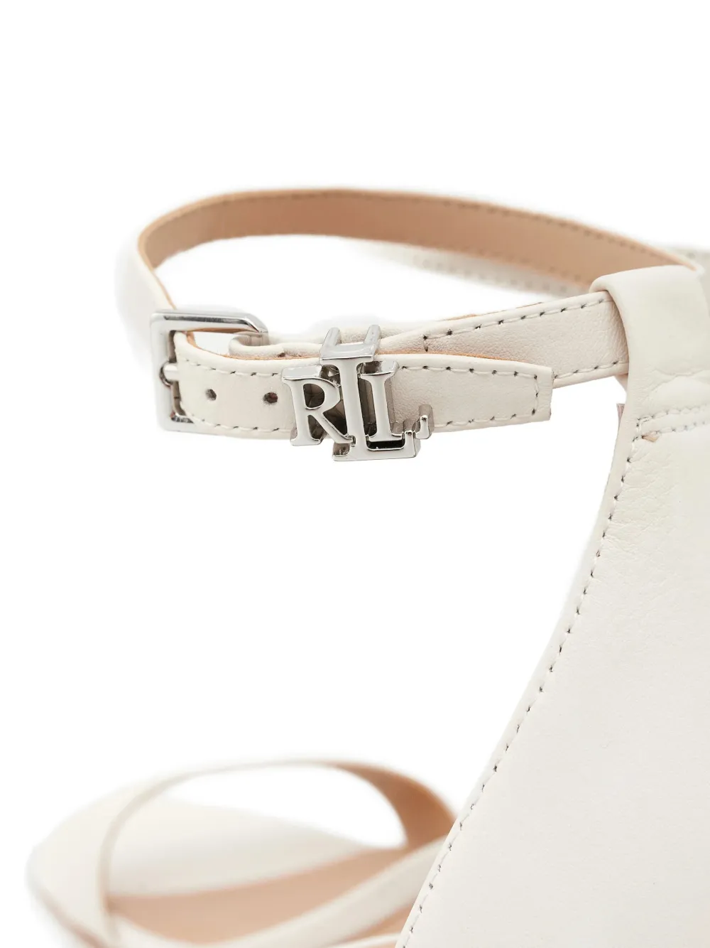 Lauren Ralph Lauren Sandalen met blokhak Wit