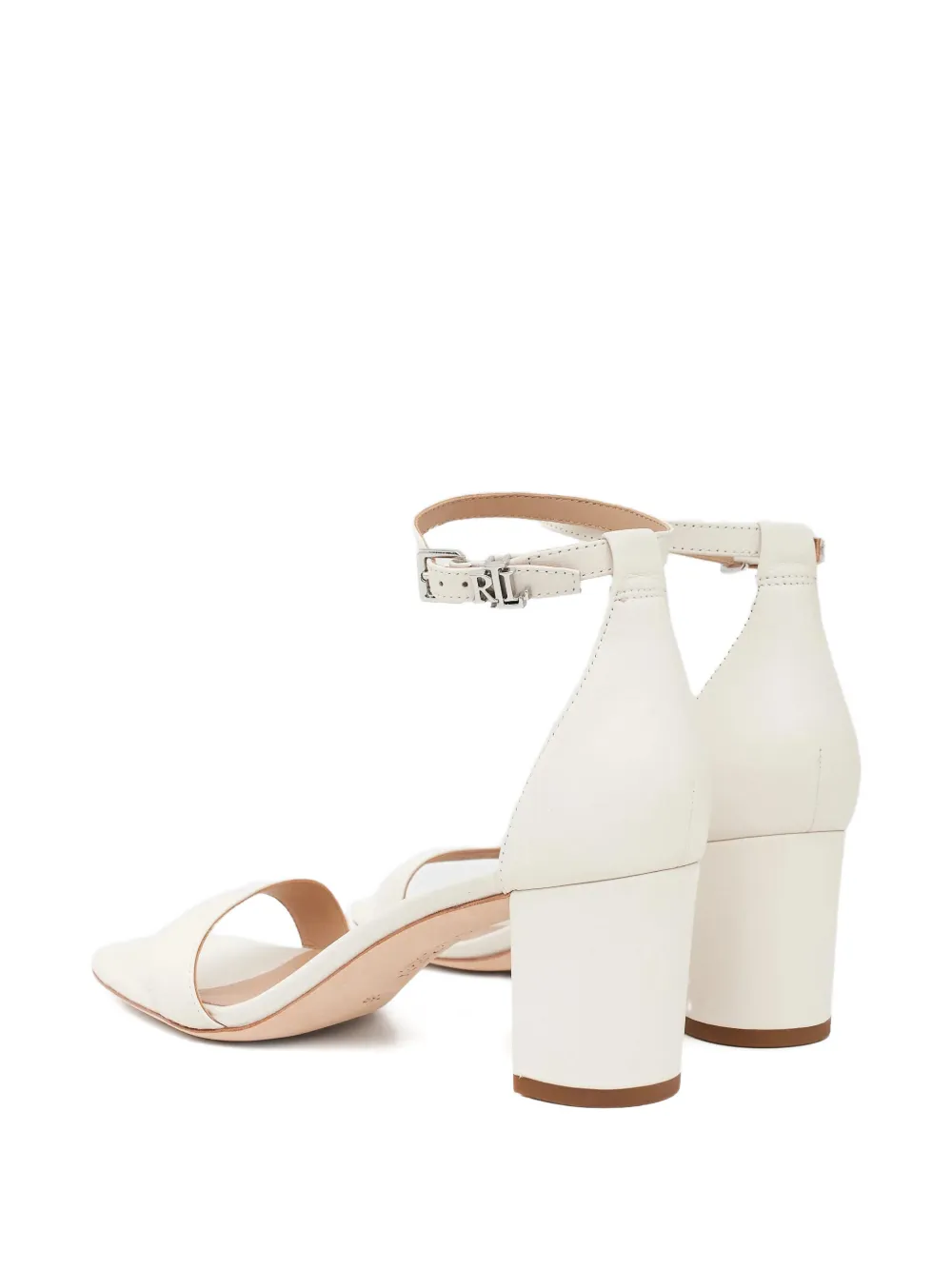 Lauren Ralph Lauren Sandalen met blokhak Wit