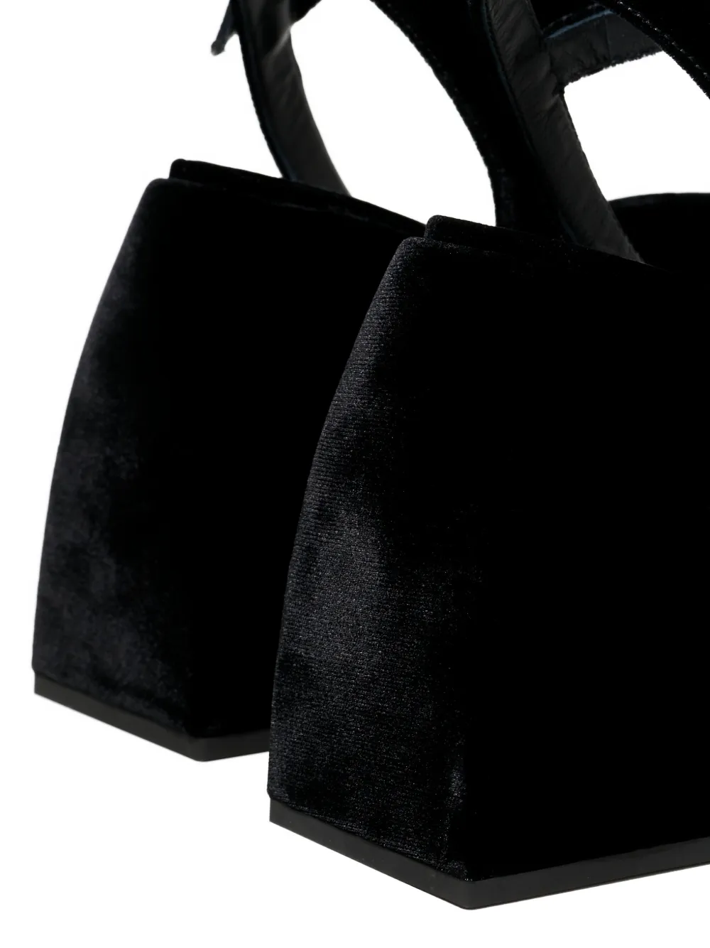 Nodaleto Bulla Joni platform heeled sandals Zwart