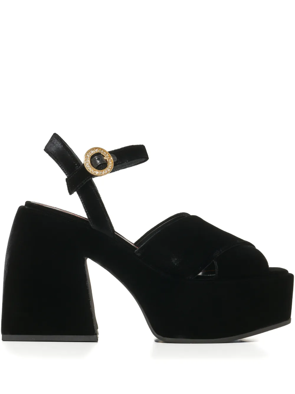 Nodaleto Bulla Joni platform heeled sandals - Nero