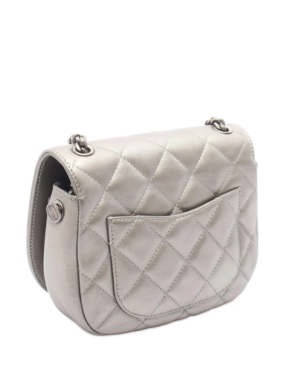 2021-2025 Cc Quilted Lambskin Casual Pocket Flap Bag Crossbody Bag