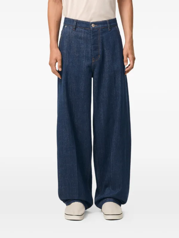 完売済 26SS Ami Paris コットン バルーンフィット ジーンズ　27 AMI Paris バルーン ジーンズ | ブルー | FARFETCH JP