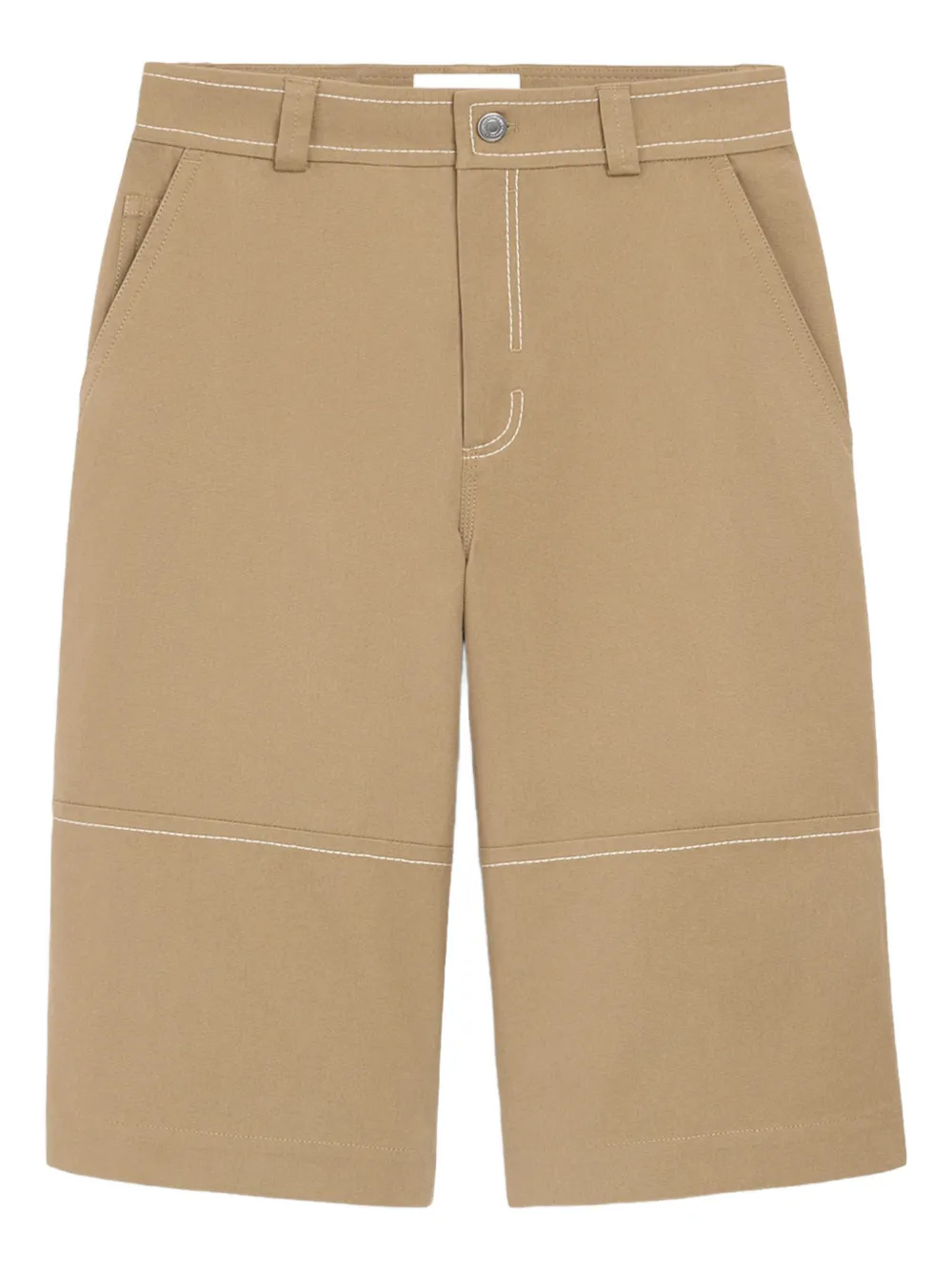 AMI Paris Bermuda con cuciture a contrasto - Toni neutri