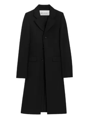 LEMAIRE ベルテッド ダブルトレンチコート | ブラック | FARFETCH JP