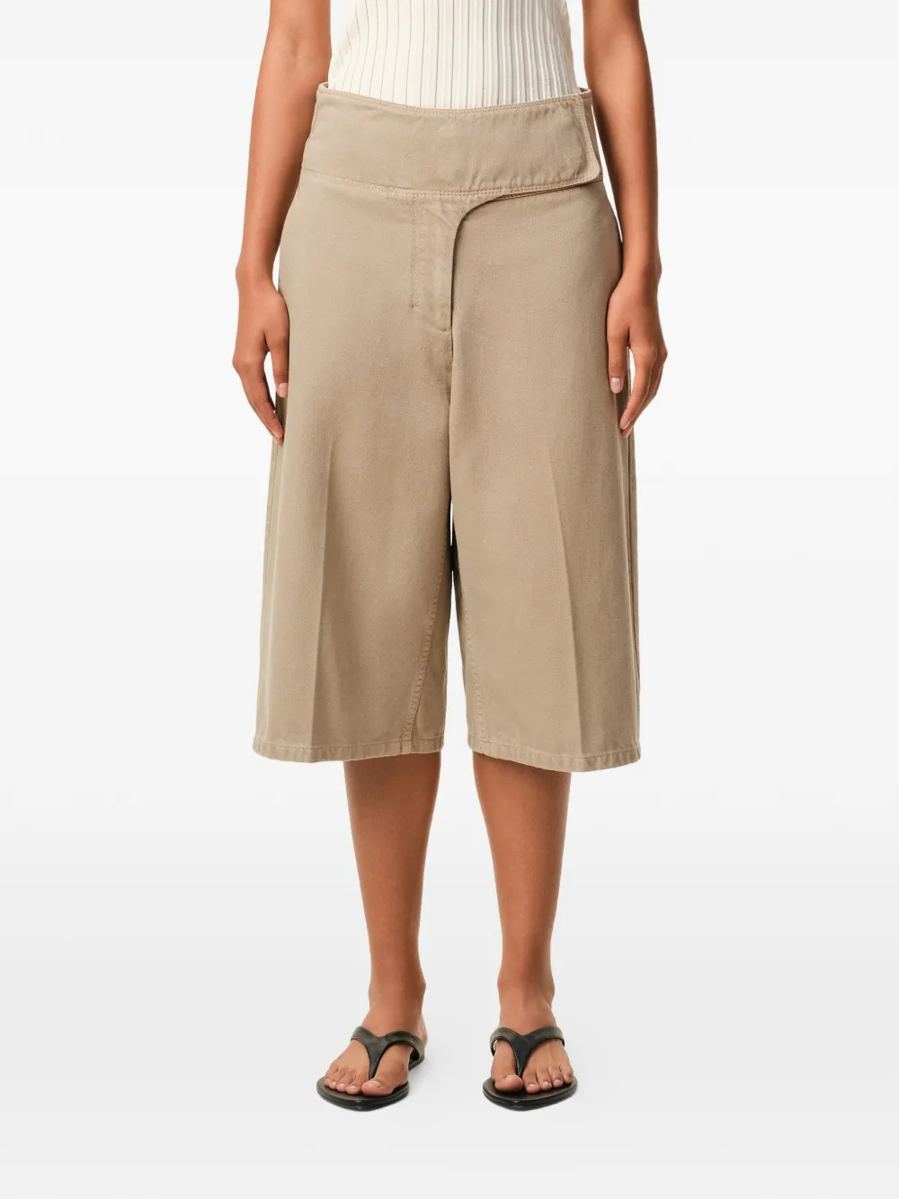 wrapped bermuda shorts