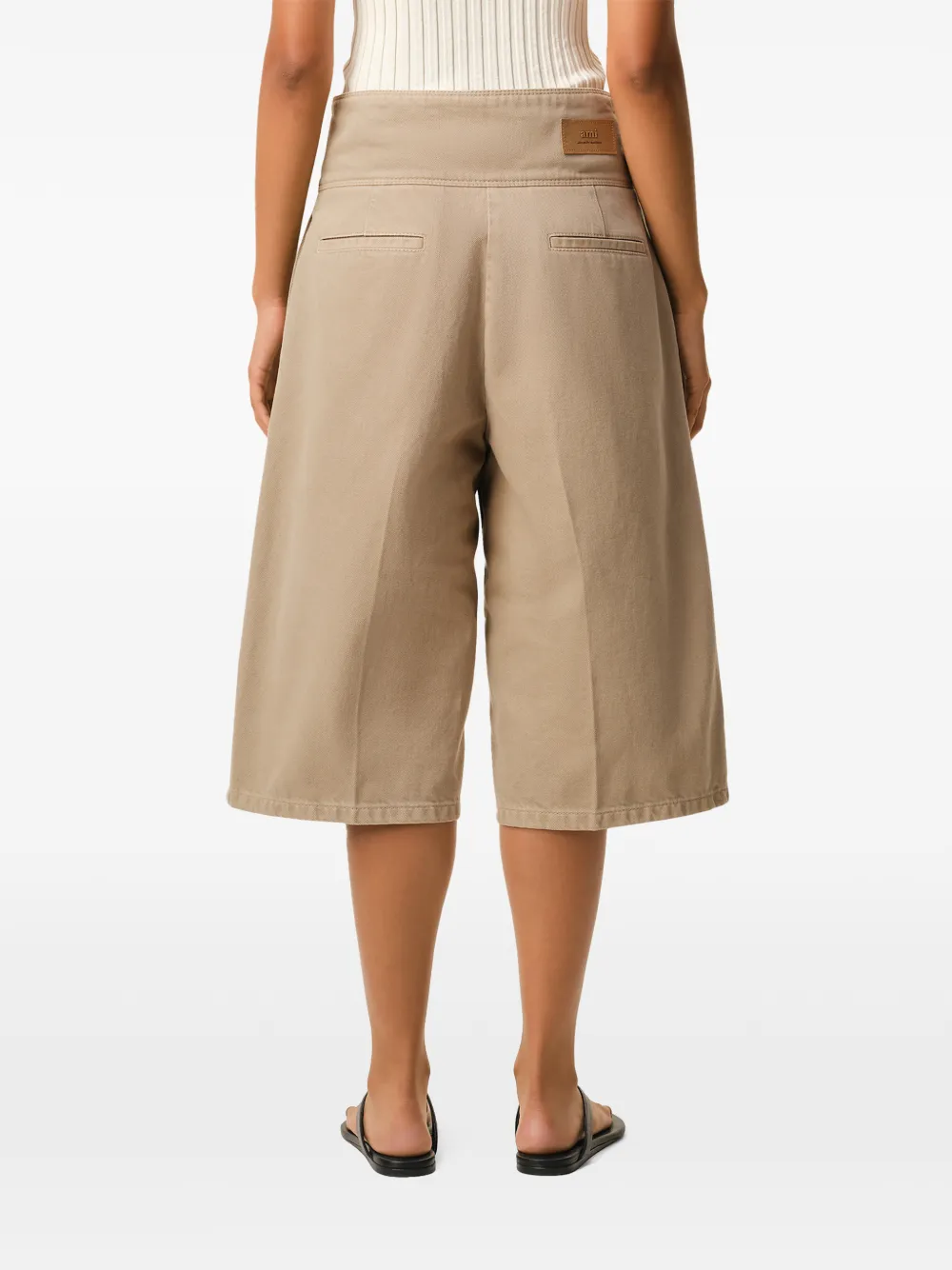 wrapped bermuda shorts