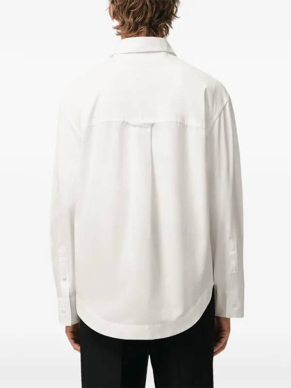 AMI Paris Ami De Coeur wide-fit Pocket Shirt | White | FARFETCH