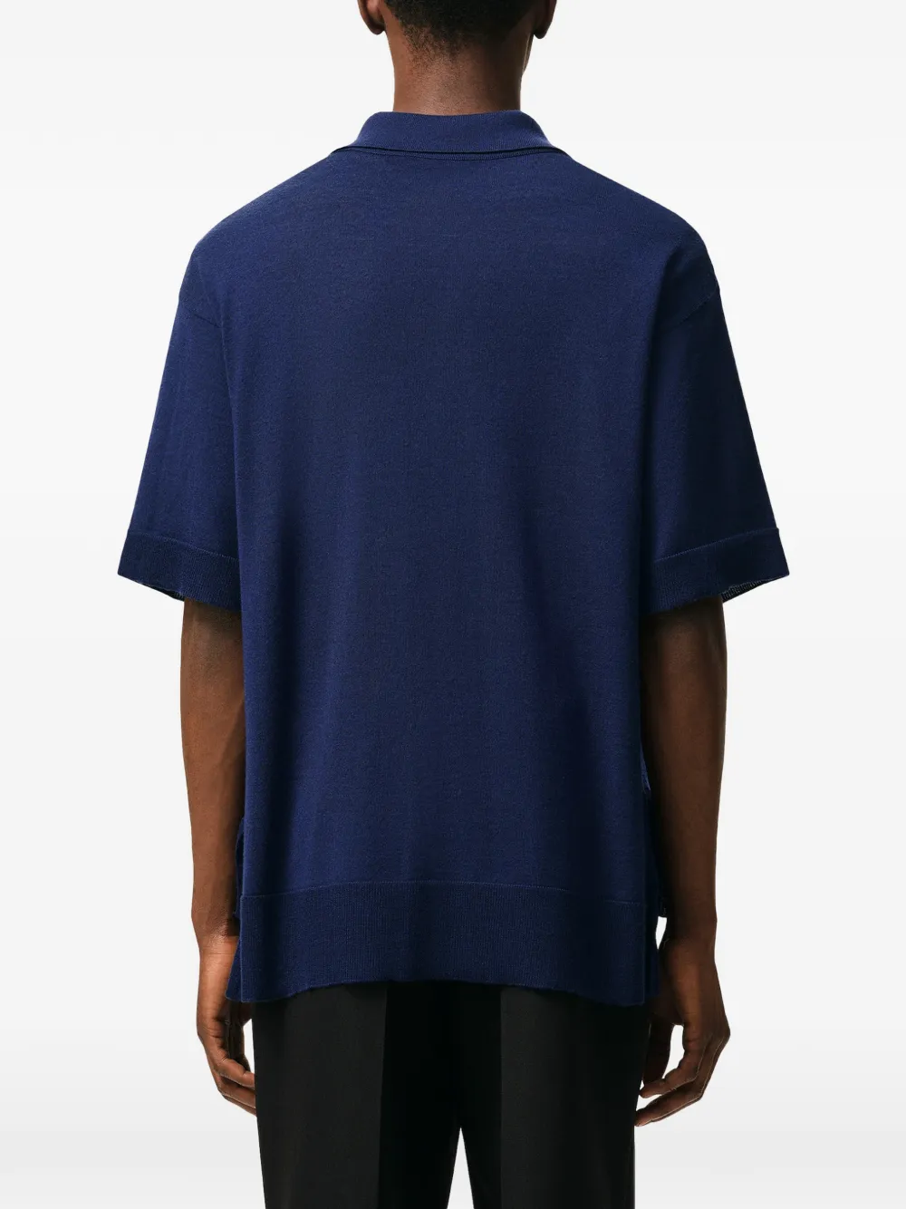 AMI Paris Poloshirt met logo Blauw