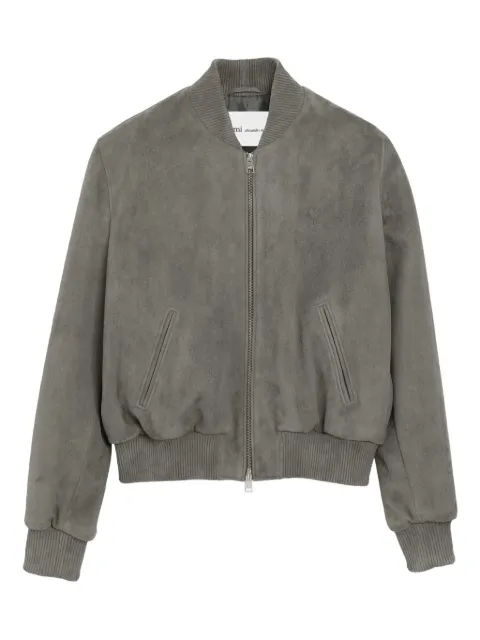 AMI Paris Ami De Coeur zip-up jacket