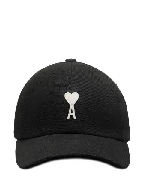 AMI Paris Ami De Coeur logo-patch cap