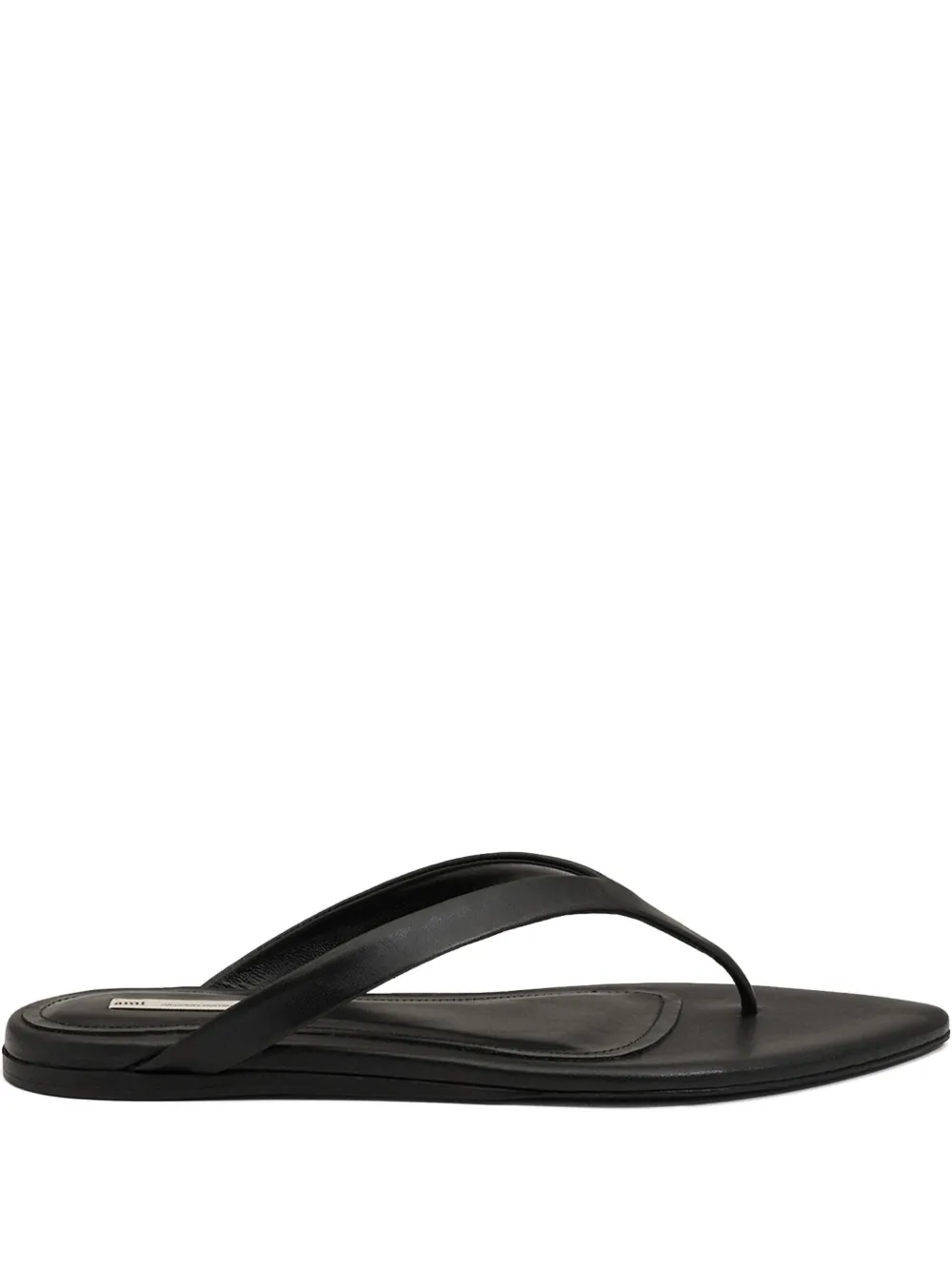 AMI Paris pointed-toe flat sandals - Nero