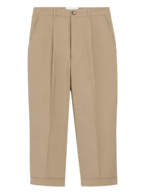 LEMAIRE Pleated Trousers | Brown | FARFETCH