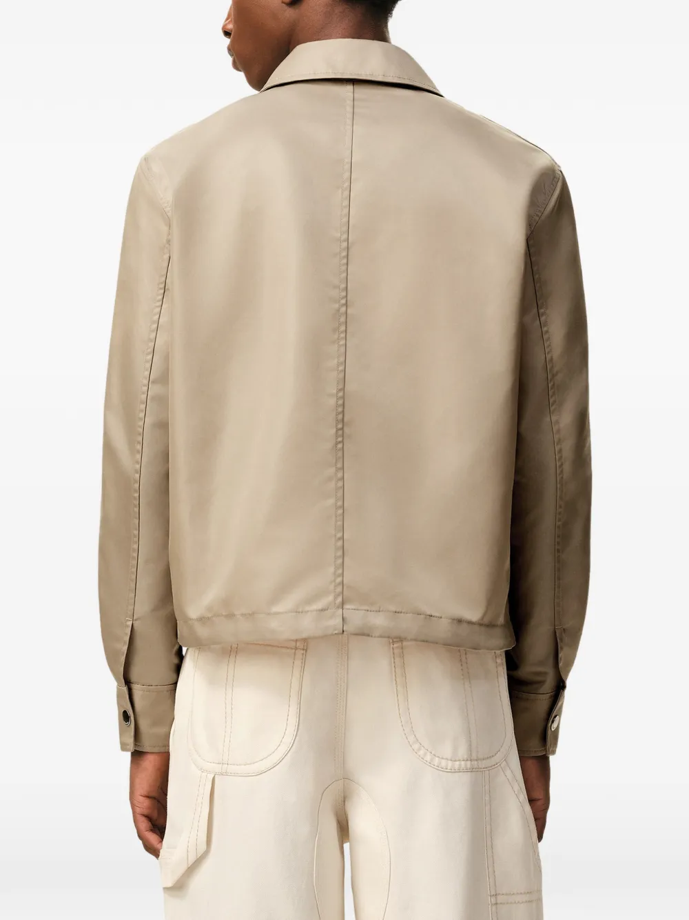AMI Paris Jack met knopen Beige