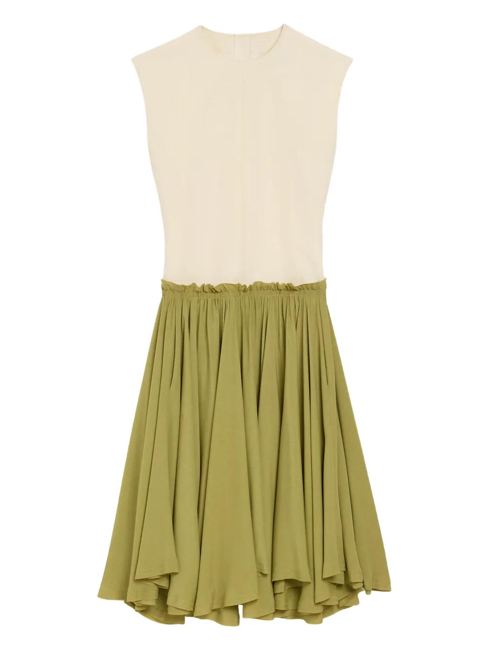 AMI Paris Abito midi smanicato - Verde