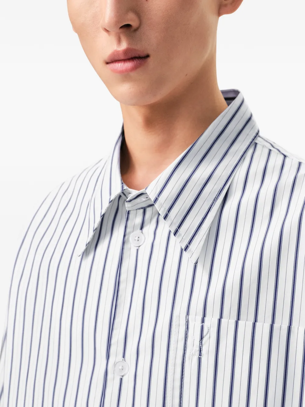 AMI Paris T-shirt met logo Wit