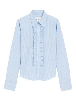 Sacai Poplin Shirt | Blue | FARFETCH ZA