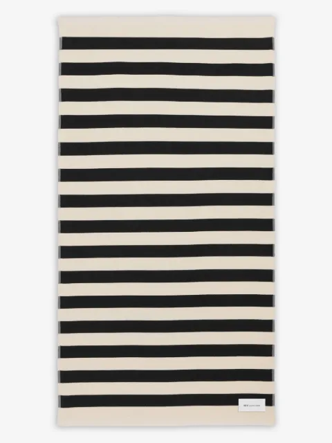 AMI Paris cotton stripes beach towel