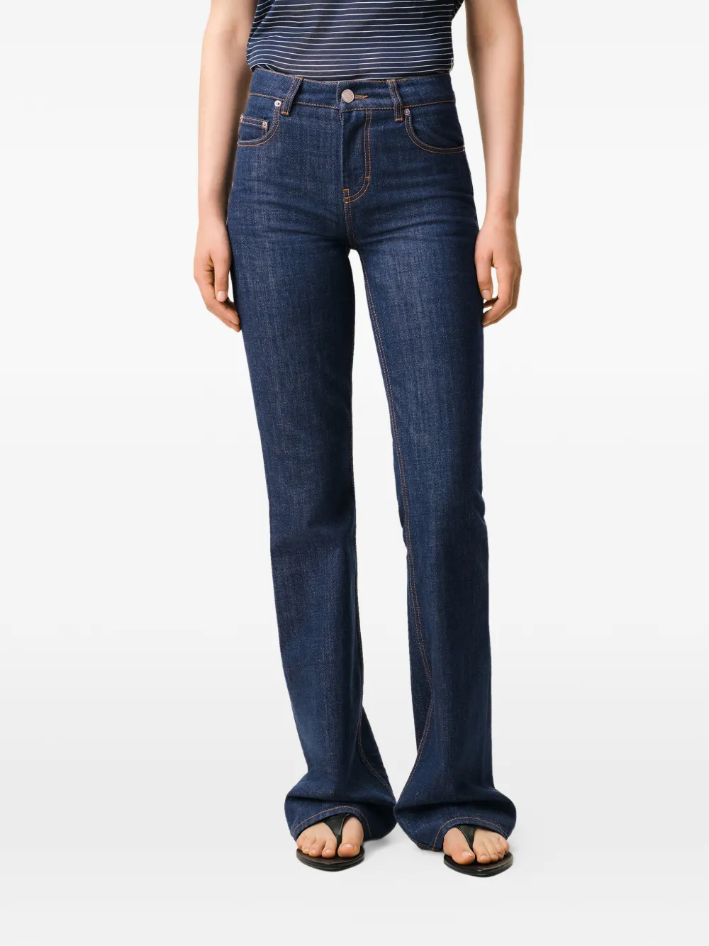 AMI Paris Bootcut jeans Blauw
