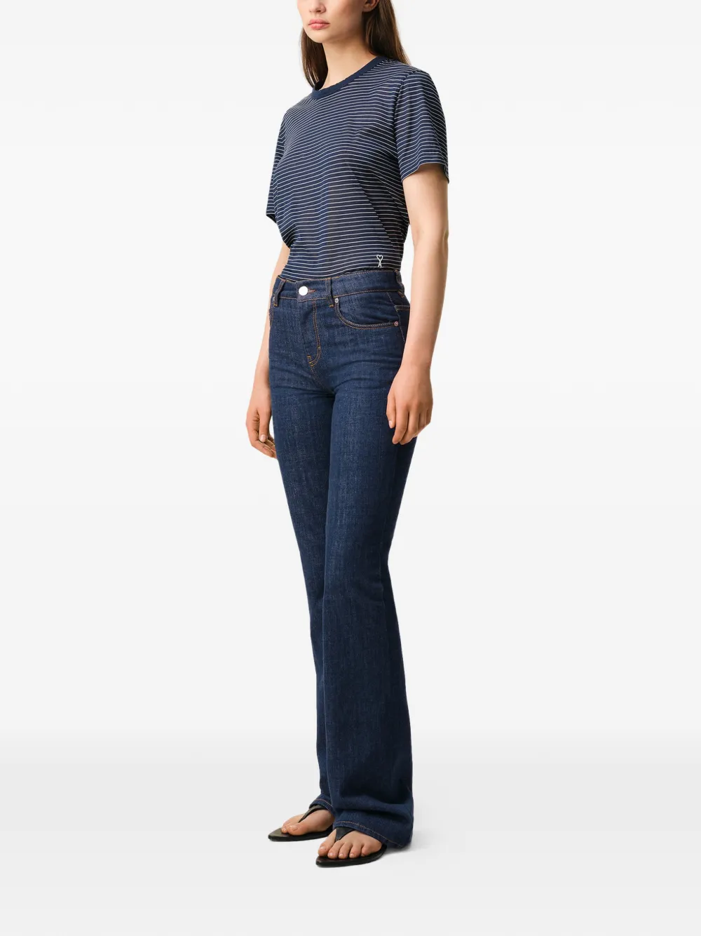  Ami Paris Vaqueros Bootcut - Azul 
