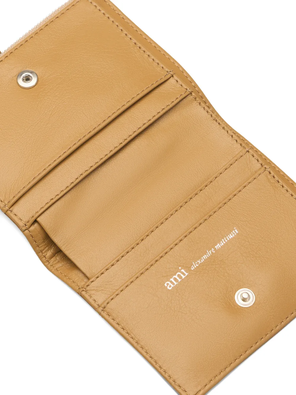  Ami Paris Voulez-vous Folded Wallet - Neutrals 