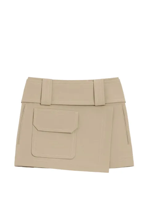 AMI Paris wrap belt mini skirt