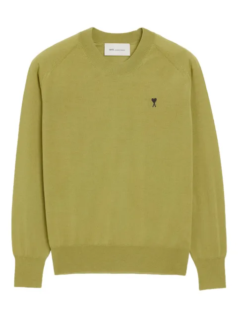 AMI Paris Ami De Coeur embroidery sweater