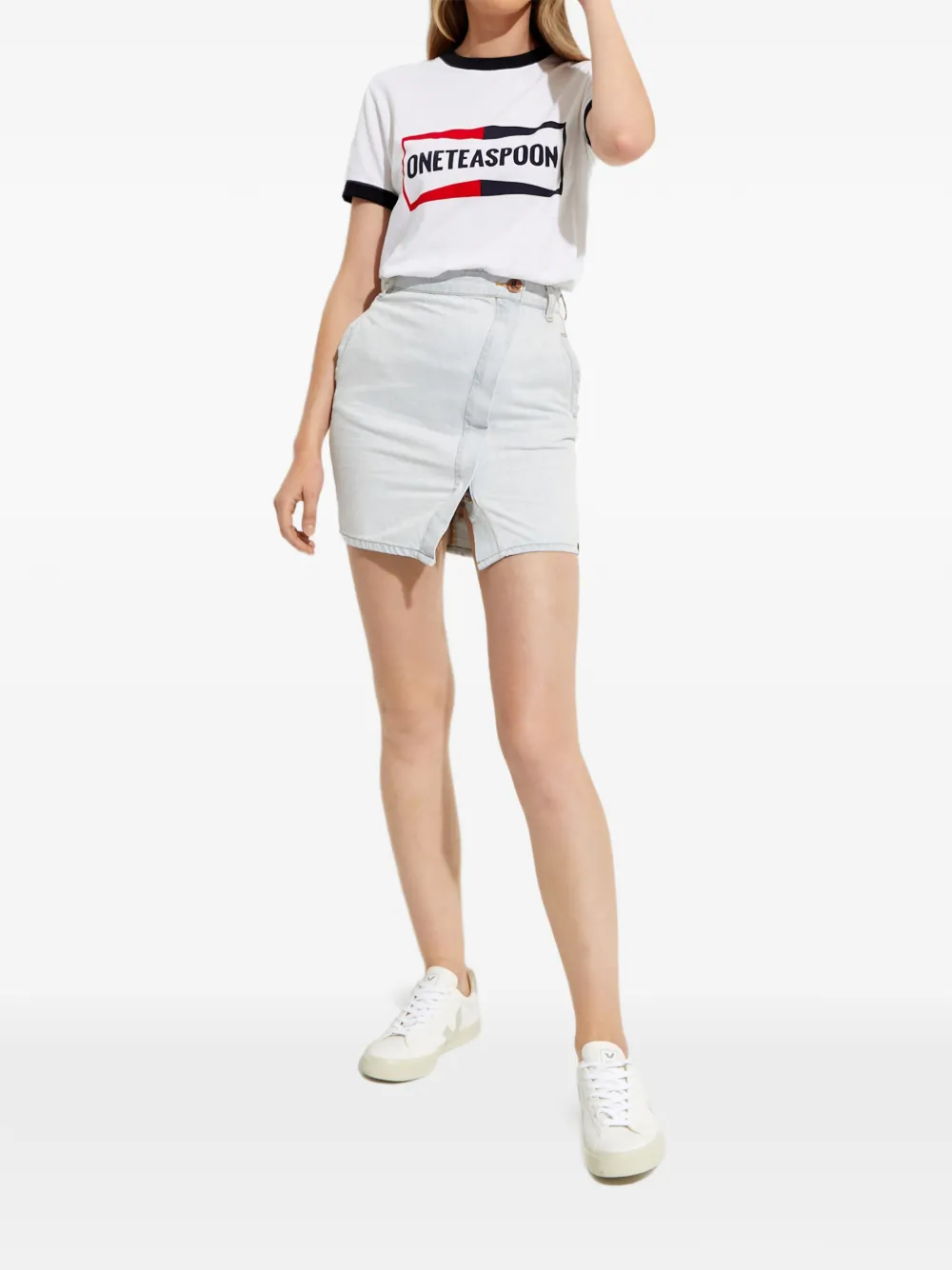 One Teaspoon Society mini skirt - Blauw