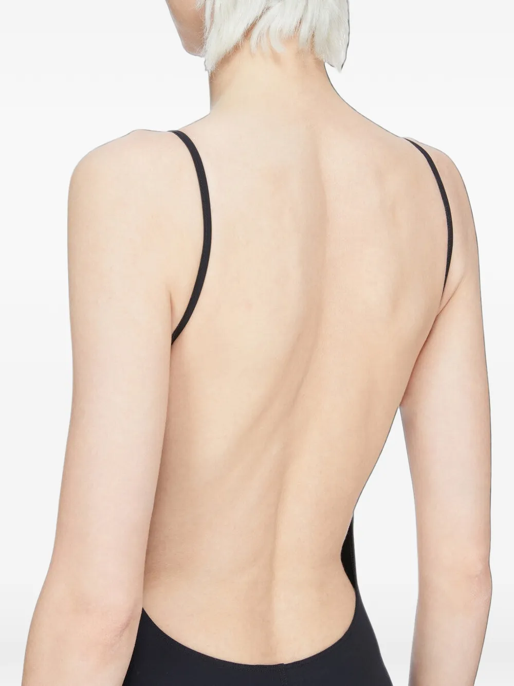 Rick Owens Badpak met V-hals Zwart
