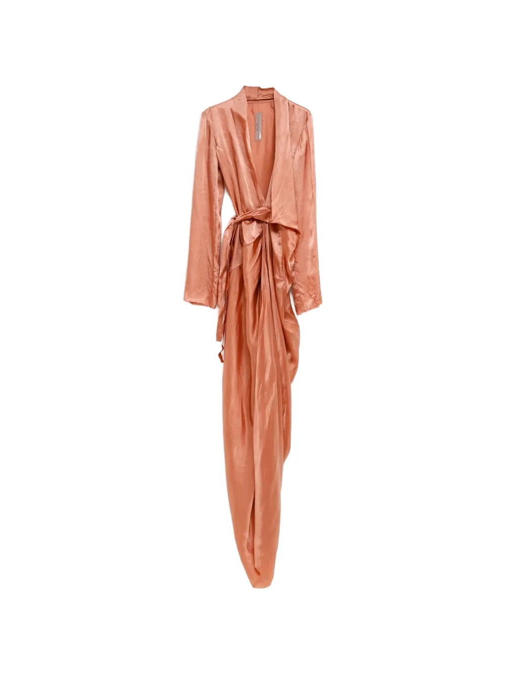 Rick Owens draped dress - Arancione