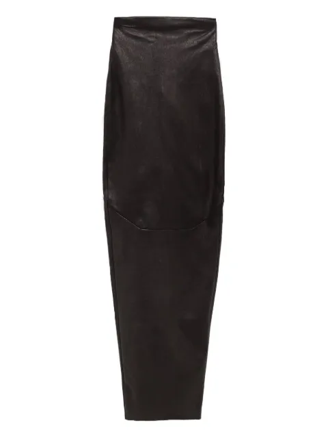 Rick Owens zip-up maxi skirt