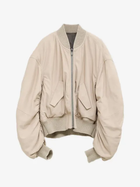 Rick Owens chamarra bomber de canalé