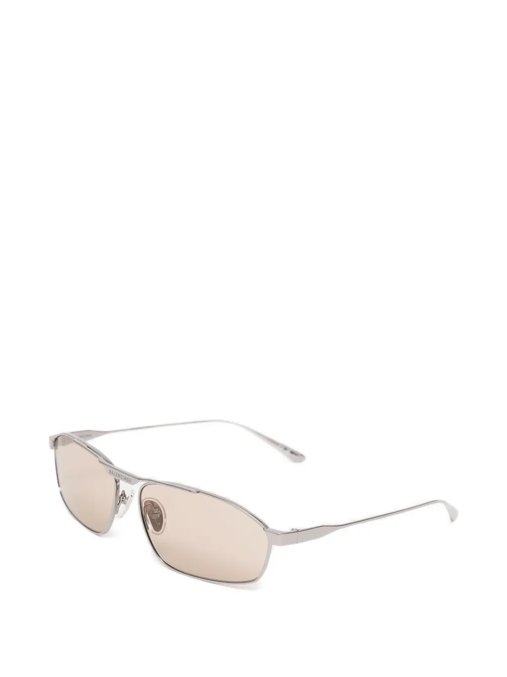 Balenciaga Eyewear Zonnebril met geometrisch montuur Zilver