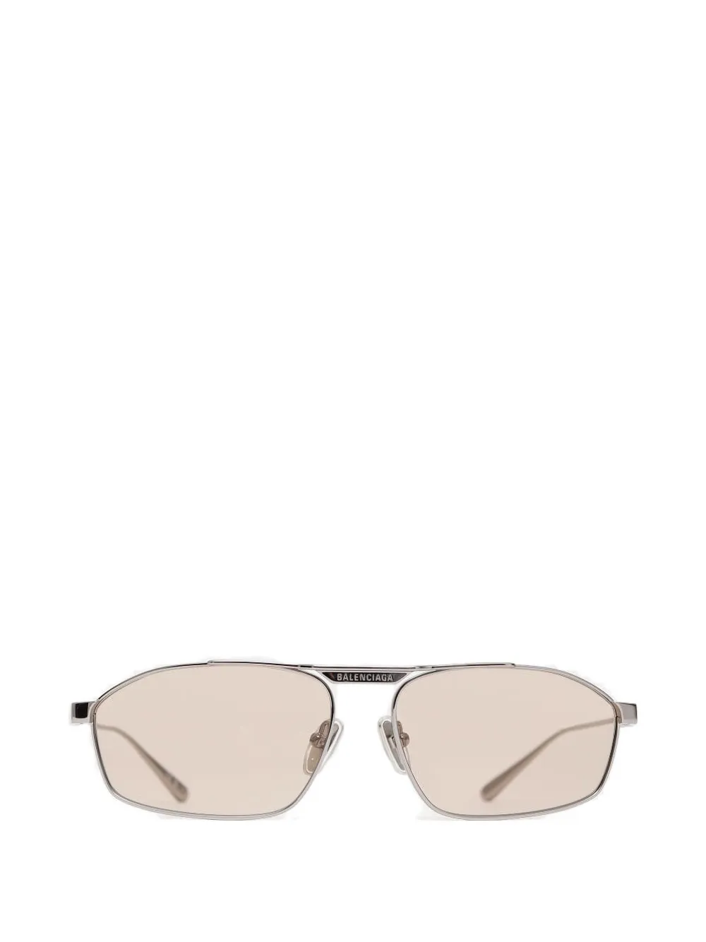 Balenciaga Eyewear geometric-frame sunglasses - Argento