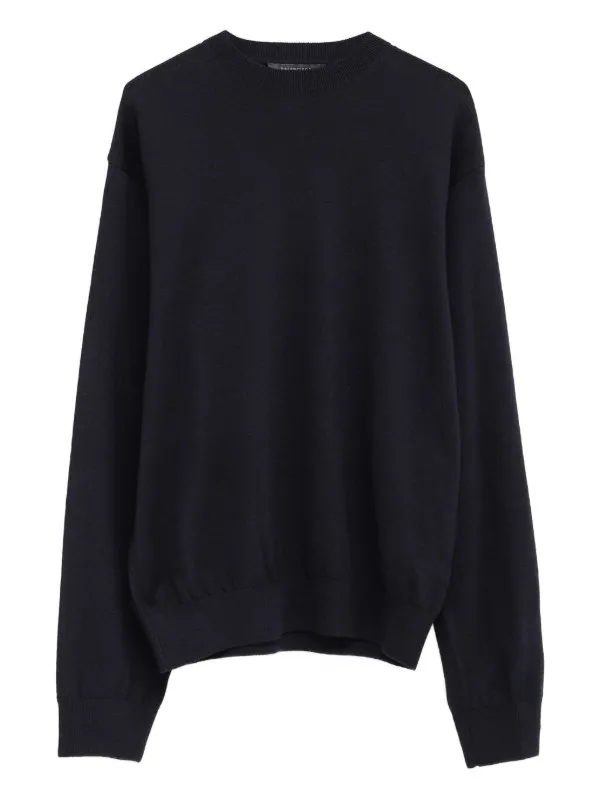 Balenciaga クルーネック セーター | ブルー | FARFETCH JP