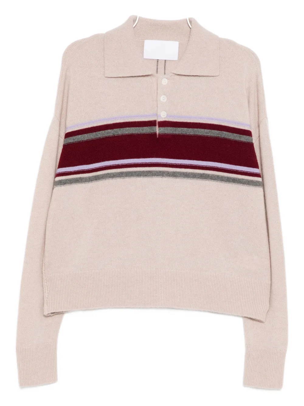 CUDDLEUP cashmere polo shirt - Rosa