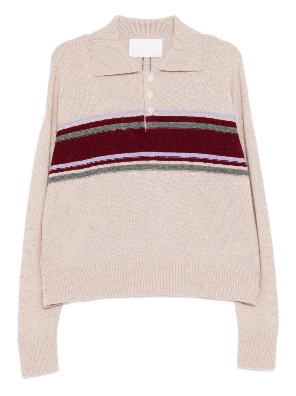 CUDDLEUP cashmere polo shirt - Pink