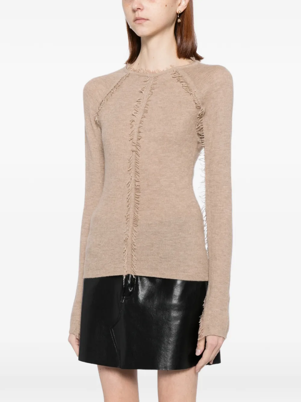  Cuddleup Cashmere Top - Brown 