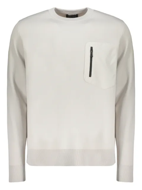 Herno zip pocket sweatshirt