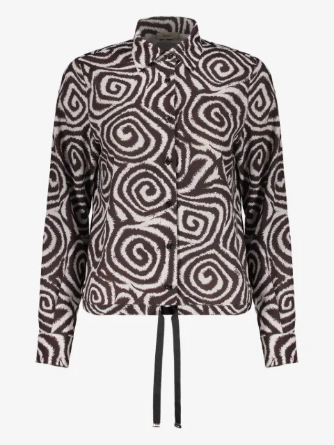 Herno jacquard button shirt