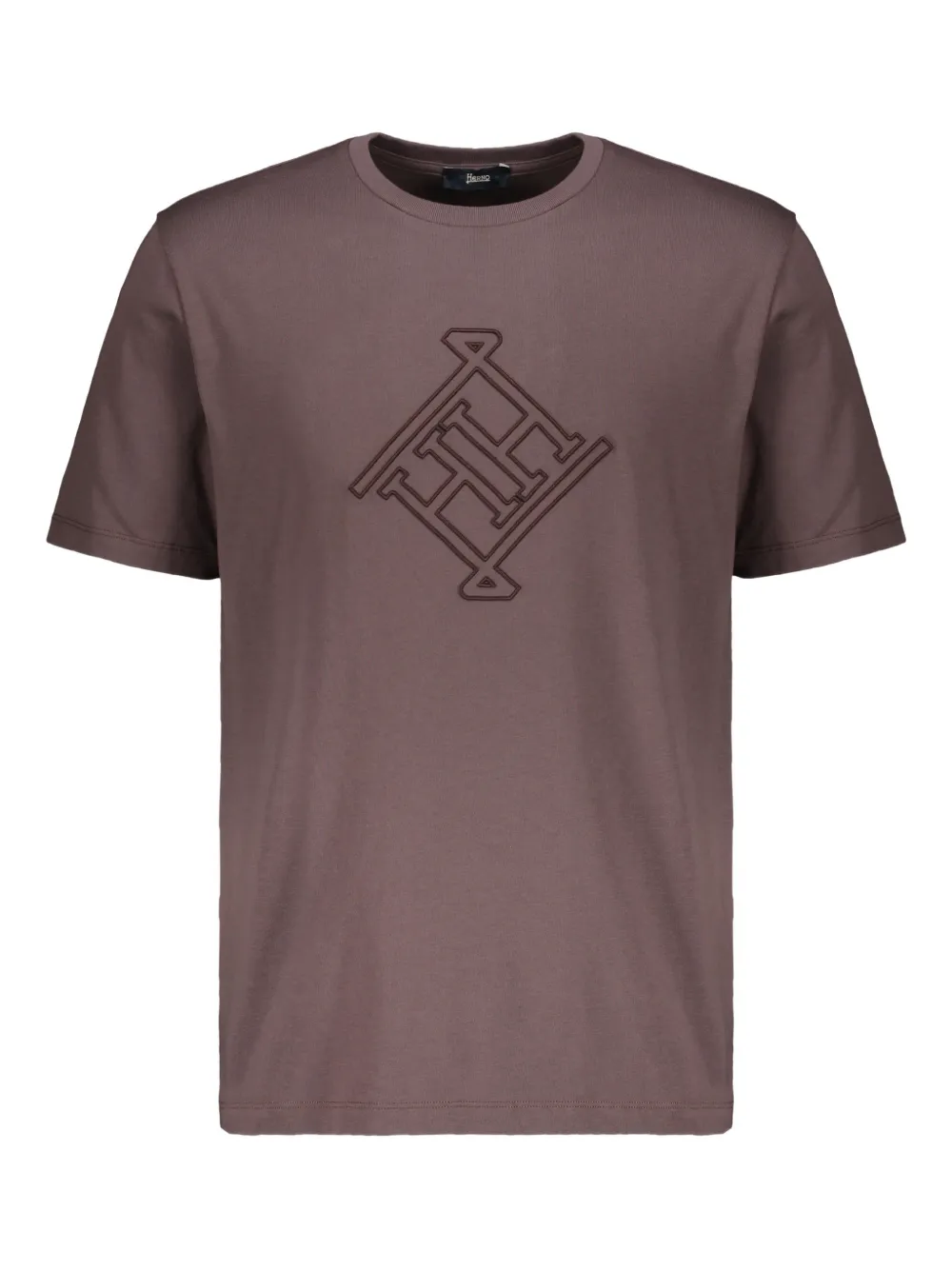 Herno logo-motif T-shirt - Marrone