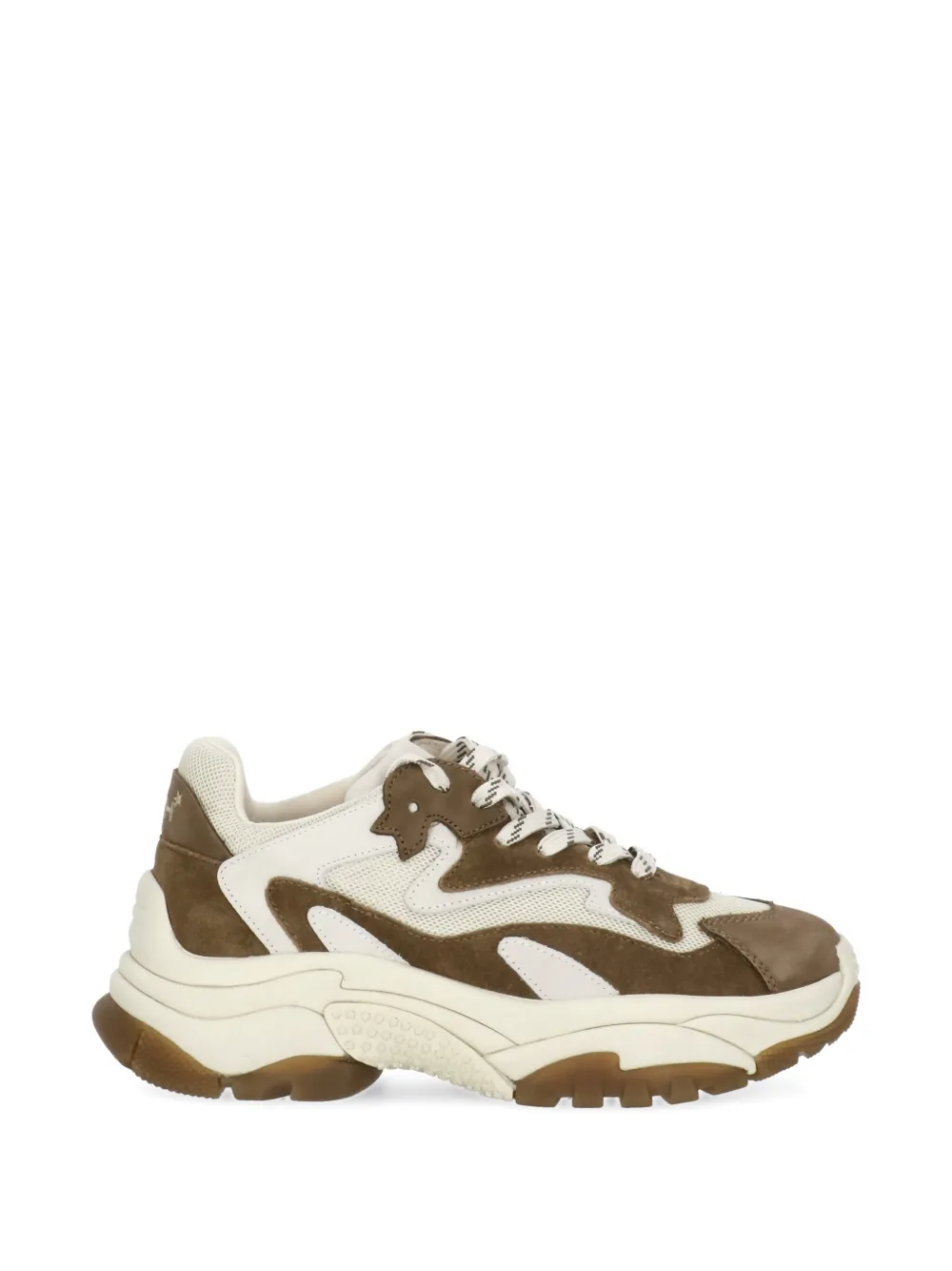 Ash paneled sneakers - Marrone