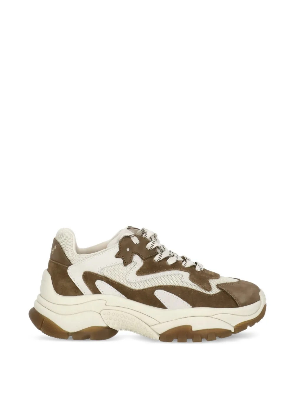 Ash paneled sneakers - Marrone