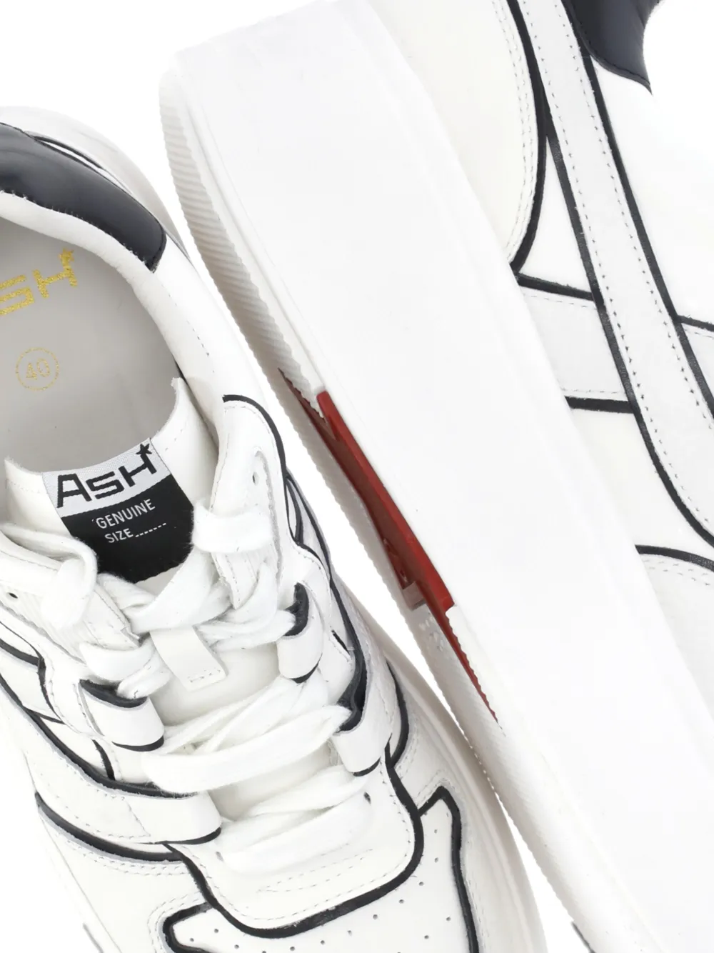 Ash Sneakers met ronde neus Wit