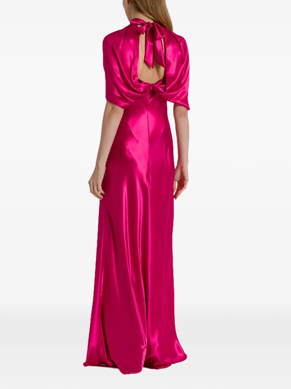 Twisted-Detail Cutout Dress