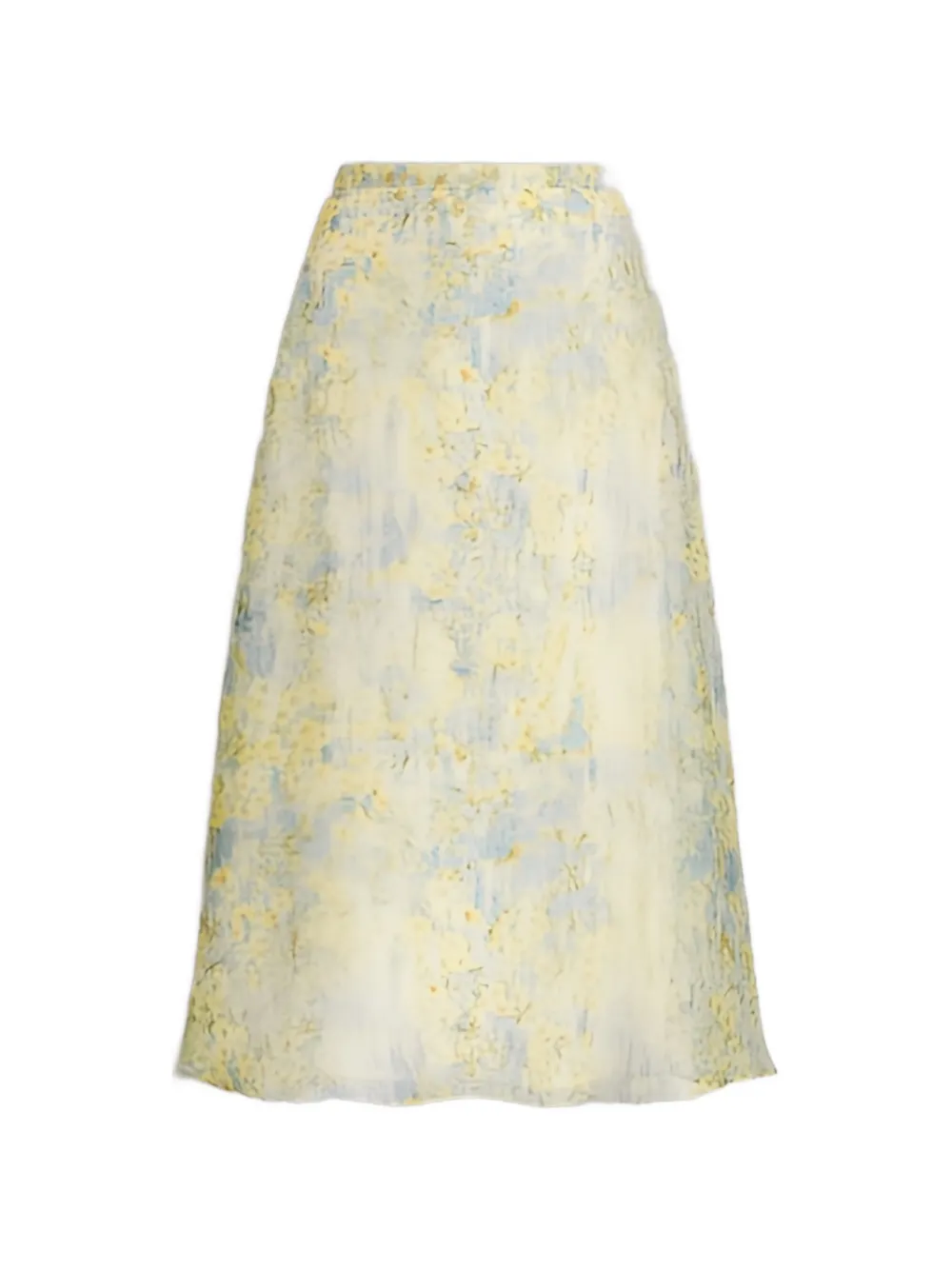 Alberta Ferretti Gonna a fiori - Giallo