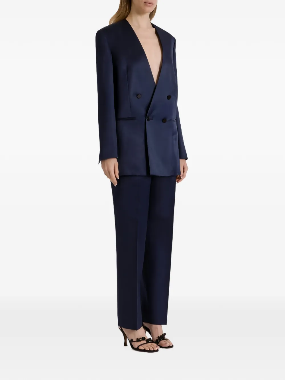 Alberta Ferretti Straight broek Blauw