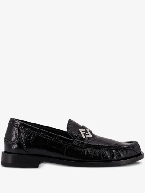 FENDI Missina leather loafers