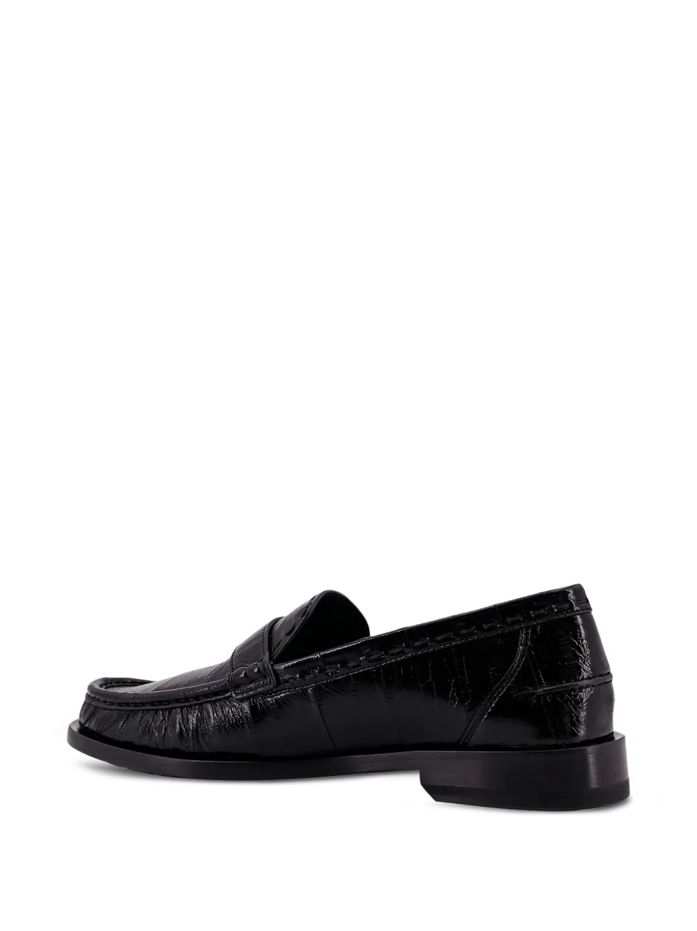 FENDI Missina leren loafers Zwart