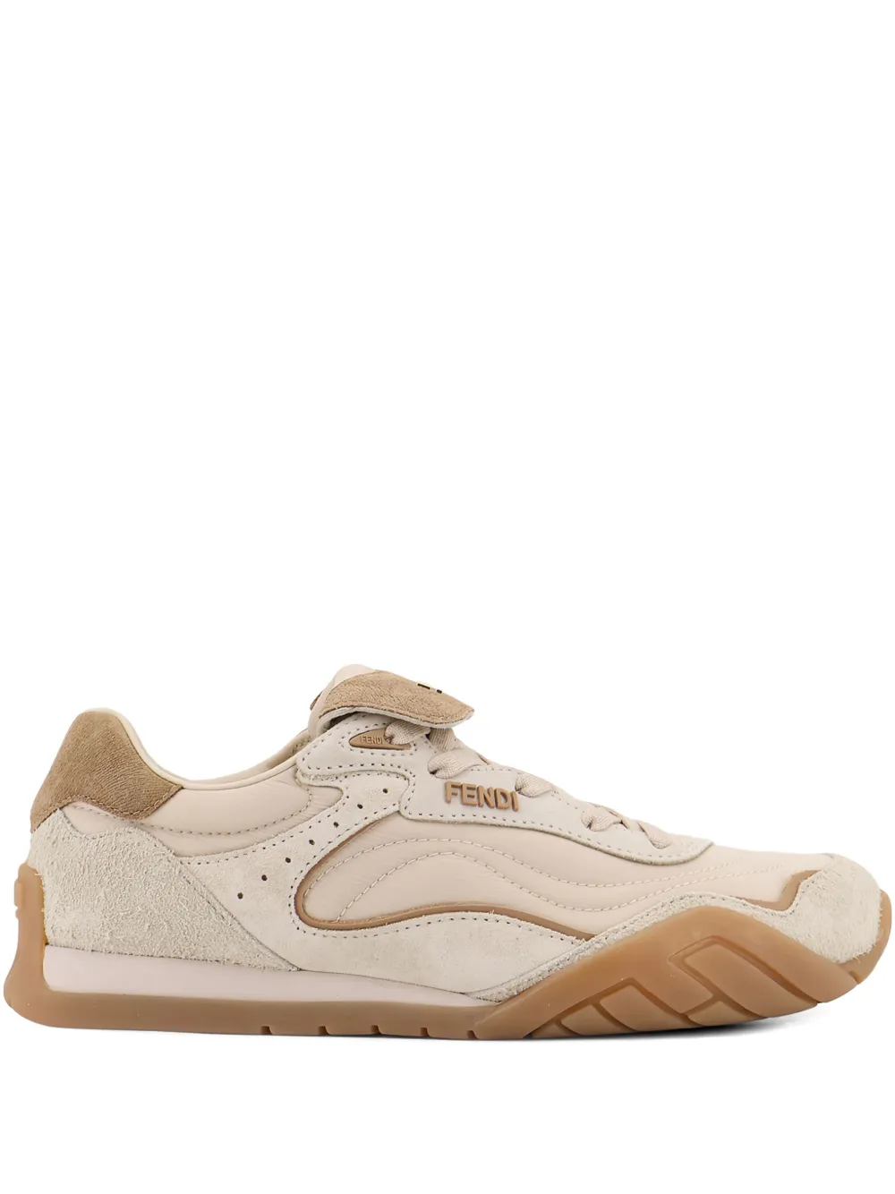 FENDI Wave Pulse embossed sneakers | Neutrals | Image 1